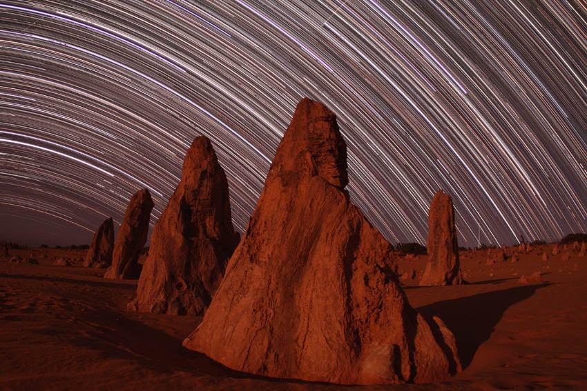 Pinnacles Star Trails, James Athanasou