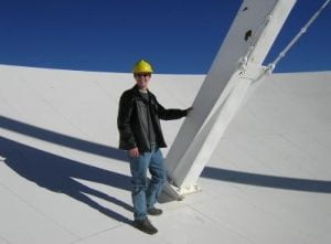 Dr George Heald with the VLA