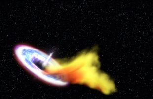Scientists spot jets from supermassive black hole snacking on a star