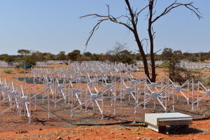 The core region of the Murchison Widefield Array in Western Australia. 