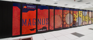 Magnus at the Pawsey Centre, the most powerful supercomputer in the Southern Hemisphere!