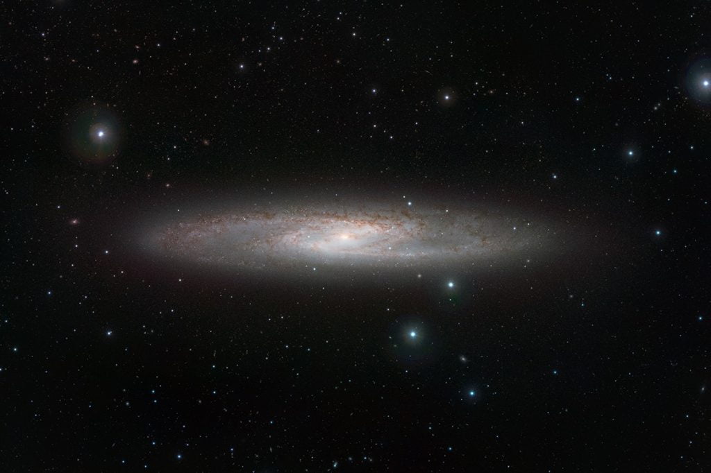 The Sculptor Galaxy. Credit: ESO/J. Emerson/VISTA. Acknowledgment: Cambridge Astronomical Survey Unit