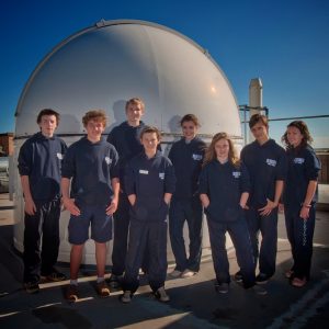 Students visiting the SPIRIT observatories at UWA.