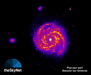 An image of Galaxy M100, created by volunteers for theSkyNet POGS using their home computers.