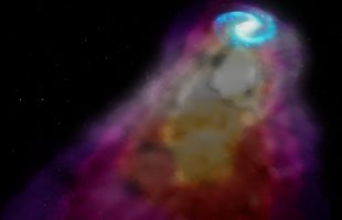 Astronomers smash cosmic records to see hydrogen in distant galaxy