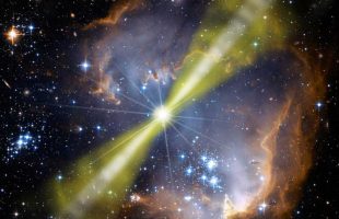 ASTRONOMERS OBSERVE CORKSCREW NATURE OF LIGHT FROM A DISTANT BLACK HOLE