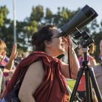 Observing the sky at Astrofest 2016.