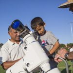 Observing the sky at Astrofest 2016.