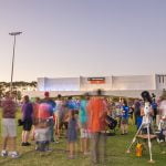 Observing the sky at Astrofest 2016.