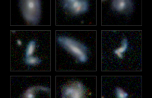 MONSTER GALAXIES GAIN WEIGHT BY EATING SMALLER NEIGHBOURS