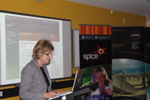 State Education Minister Hon. Dr Elizabeth Constable spoke at SPIRIT's launch.