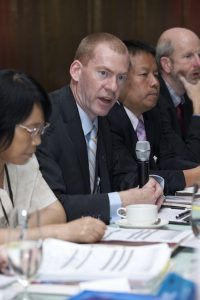 ICRAR Deputy Director Professor Steven Tingay speaks at the Australia-China Astronomy Roundtable. Credit: Photography by Anna Willett.