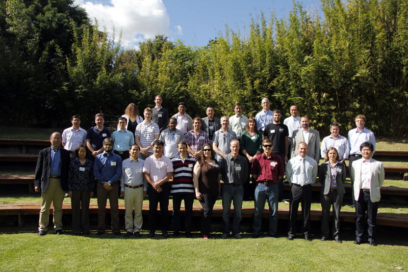 Workshop participants at the Perth Zoo. 