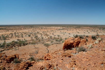 The candidate core site for the Australia - New Zealand SKA bid, the Murchison Radio-astronomy Observatory (MRO), in Western Australia. Credit: Ant Schinckel, CSIRO.