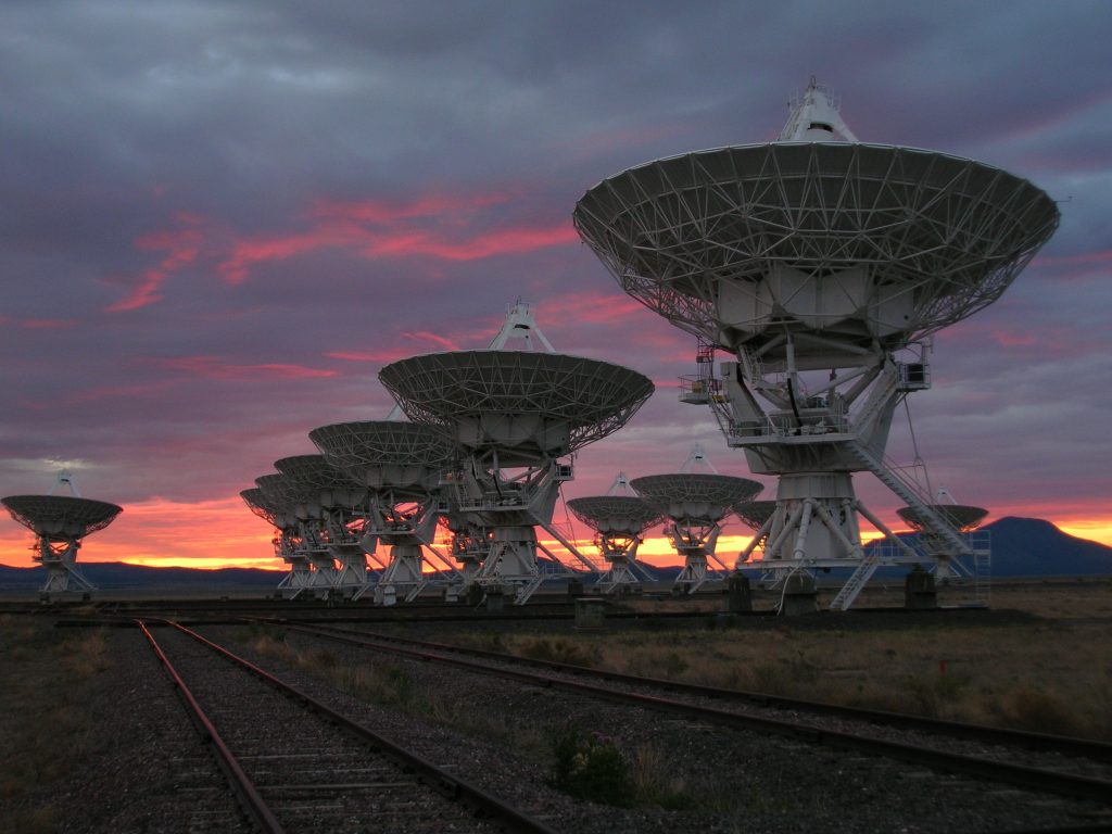 The Karl G. Jansky Very Large Array, an instrument of the US National Radio Astronomy Observatory. Credit: D. Finley, NRAO/AUI/NSF