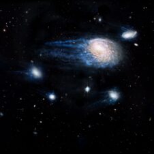 Big galaxies steal star-forming gas from their smaller neighbours Image
