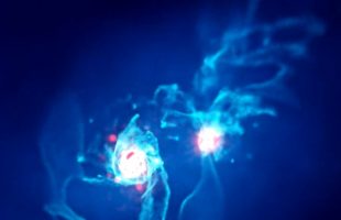 Milky Way ties with neighbour in galactic arms race