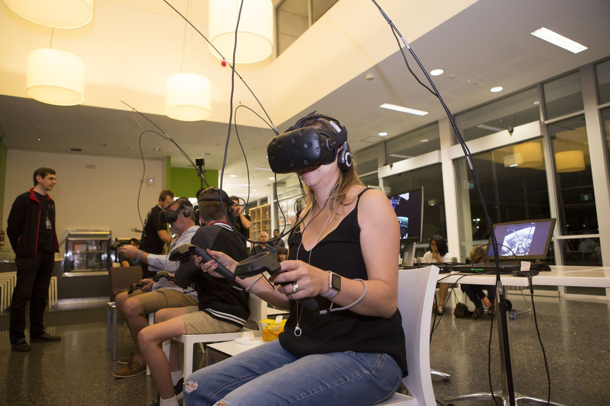 Virtual Reality experience on the International Space Station at Astrofest 2018.