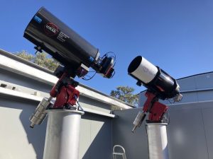 SPIRIT 4 has been installed next to SPIRIT 3 (right) in the Zadko Observatory.