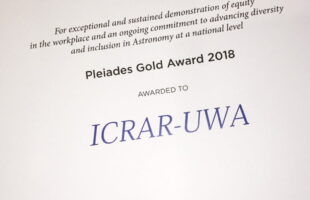 ICRAR recognised for commitment to equity, diversity and inclusion in ASA Pleiades Awards