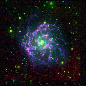 Colour image of NGC7424