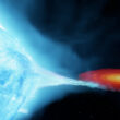 High-resolution imaging of time-variable radio jets from feeding black holes